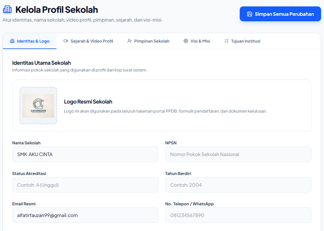 Edit & Atur UI